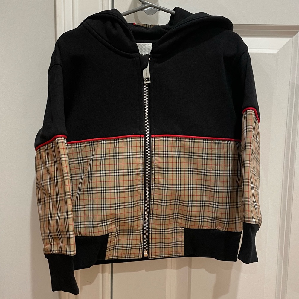 Boy’s Burberry Jonah Hoodie (zip up) - size 4Y